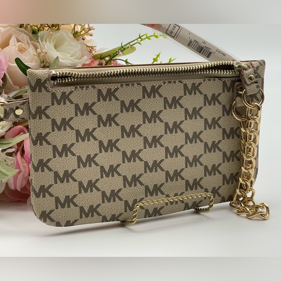 Michael Kors Signature Logo Pull Chain Belt Bag - Picture 5 of 13